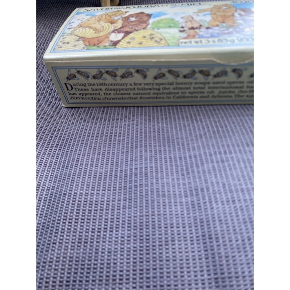 VTG NEW Crabtree &‎ Evelyn Jojoba Oil & Honey 1980 NOS Soap Set 3 Bars 85g Each